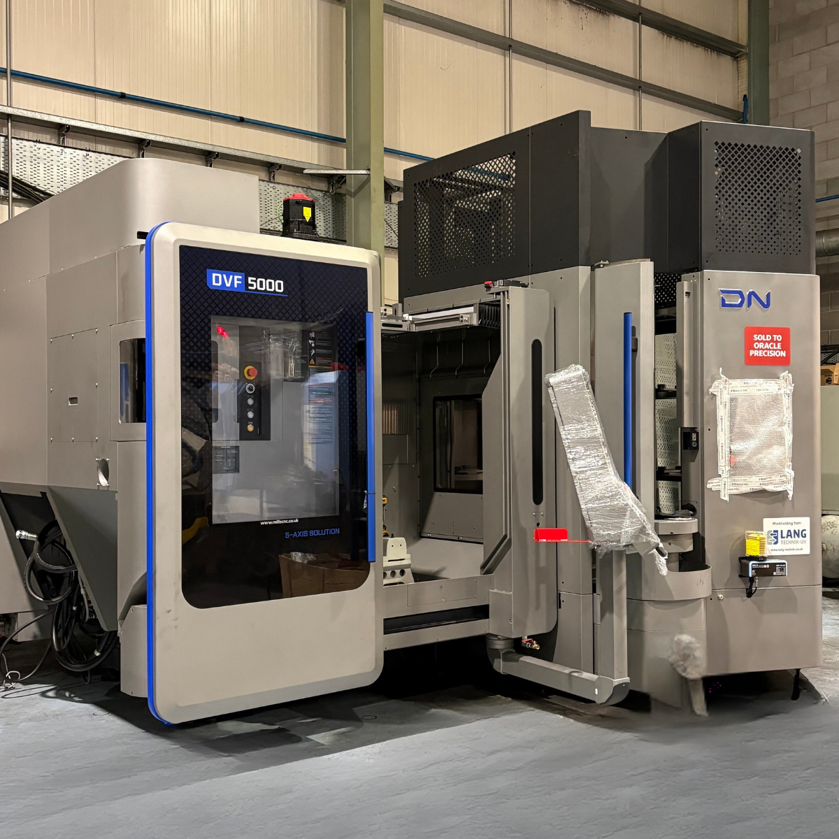 Oracle Precision Strengthens Manufacturing Capability with New DN Solutions DVF 5000 Machines.