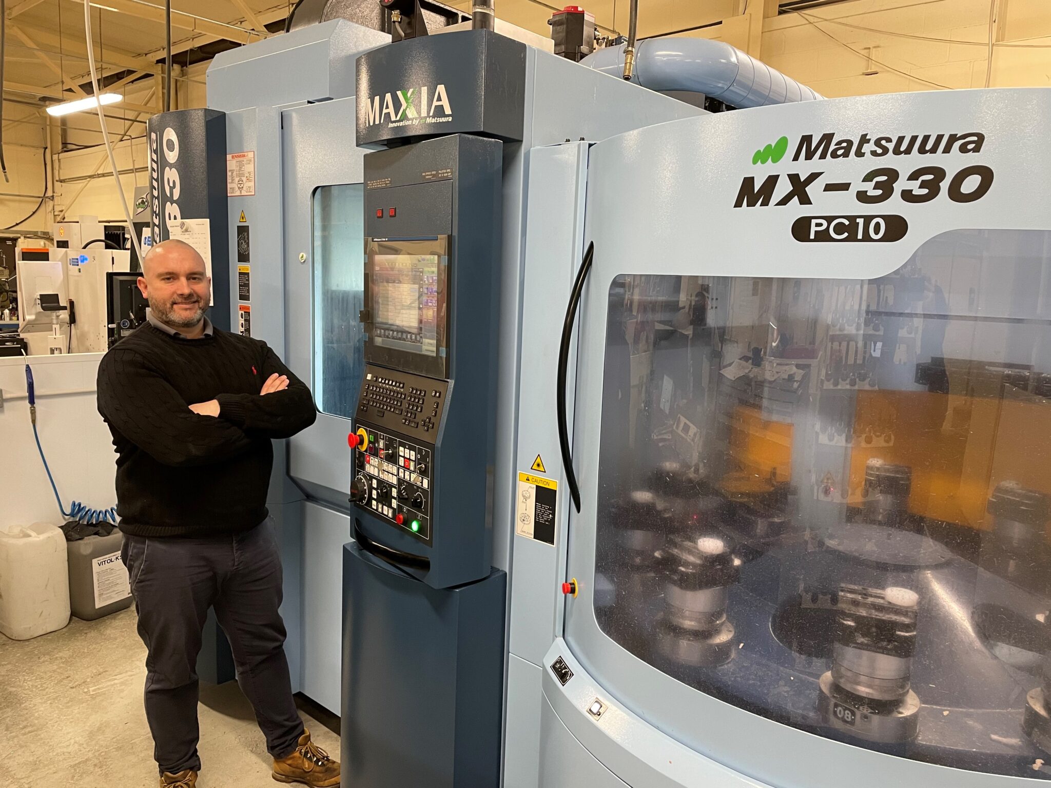 In conversation: Manufacturing Manager Craig Dowling and our Matsuura 5 axis machine