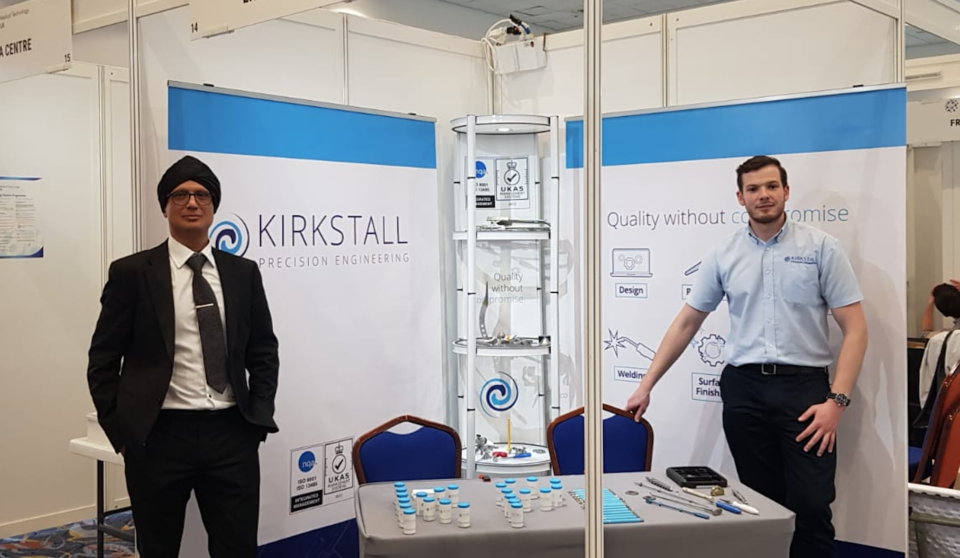 Showcasing Kirkstall Precision Engineering’s medical device manufacturing expertise at Medical Technology UK