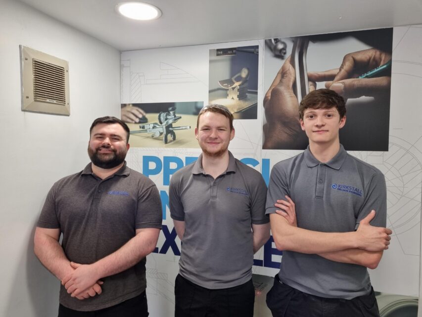 Kirkstall Precision Engineering’s apprentices recognised at Leeds Manufacturing Awards.