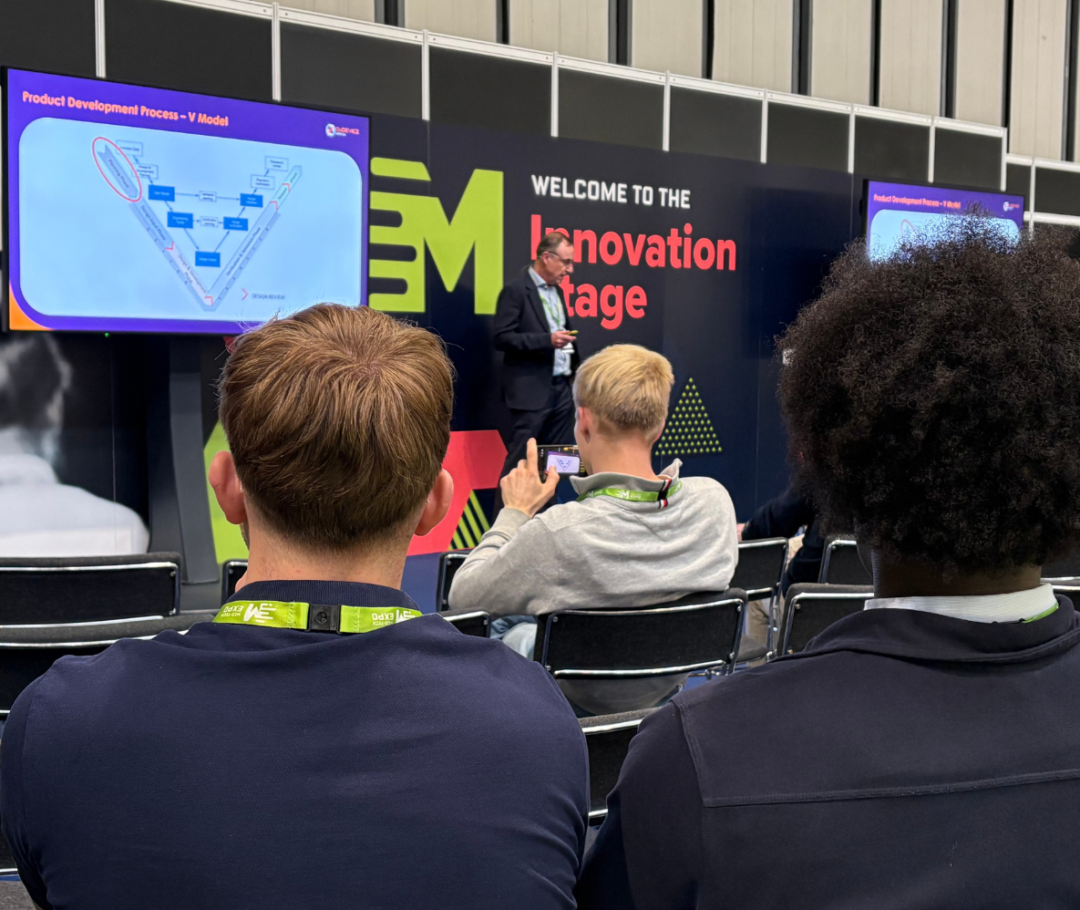 Duncan Keeble speaking at Med Tech Expo 2026